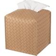 thumbnail image 1 of Caja De Pañuelos Cubierta De Cuero De La PU Porta Pañuelos Caja De Pañuelos Faciales Cuadrada Dispensador Organizador De Papel Facial para Baño, Encimera De Tocador, Mesa, Coche, K, 1 of 5