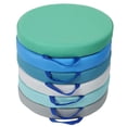 thumbnail image 1 of Cojines Redondos de 15 Pulgadas con Asas; Asientos Flexibles para guardería, Preescolar, Sala de Juegos; Espuma de Lujo de 2 Pulgadas de Grosor, 1 of 9