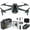 Black, variant on YANHAIGONG Drones with Esc Camera for Adults,Brushless Motor Drone for Kids Beginners,Fpv Foldable Rc Quadcopter,with Screen Display and Cool Lights,Beyond-Range Loss Alert,Toys Gifts for Men Boys