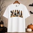 thumbnail image 2 of Mama Halloween Shirt, Spooky Mama Varsity Letter Graphic Tee, Ghost Pumpkin Fall Spooky Season Gift for Mom, Unisex, 2 of 10