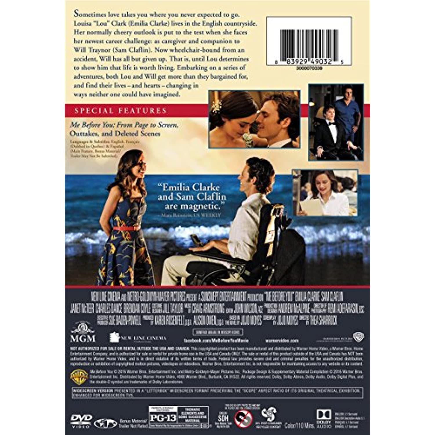 Me Before You (DVD), New Line Home Video, Drama - image 2 of 2