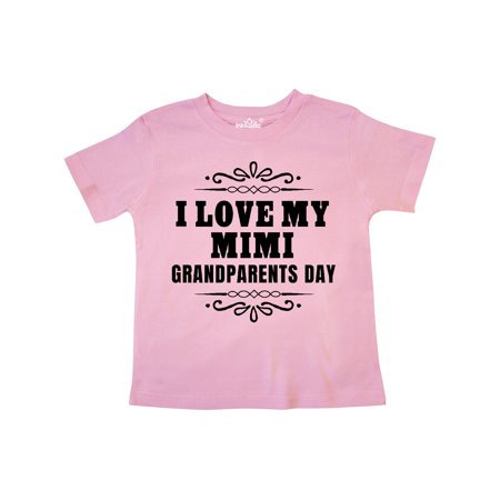 

Inktastic Grandparents Day I Love My Mimi Gift Toddler Boy or Toddler Girl T-Shirt