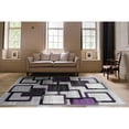 thumbnail image 2 of MDA Home Orelsi Gray/Purple Contemporary Polypropylene Area Rug - 6'9" x 9'6", 2 of 5