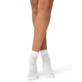thumbnail image 2 of No nonsense Women's Soft & Breathable Ventilated Cushioned Quarter Top Socks 3 Pair Pack, White, One Size, 2 of 10
