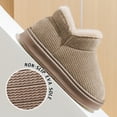 thumbnail image 5 of AUXDIQ Women Men Winter Boots Slippers Home Warm Fleece Booties Slipper Anti Slip House Shoes Indoor Outdoor, 5 of 5