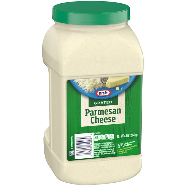 Kraft Grated Cheese, Parmesan Cheese, 4.5 lb