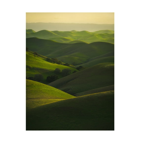 Trademark Fine Art Chengming Rolling Hills Canvas Wall Art