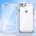 thumbnail image 6 of Case for iPhone 7 8 SE2020 SE2022 Case Slim Dropproof [Defend from Drop/Scratch/Slip/Fingerprint] Clear Acrylic Hard Back Soft TPU Bumper Hybrid Phone Cover for iPhone 7 8 SE2 SE3-Crystal Clear, 6 of 14