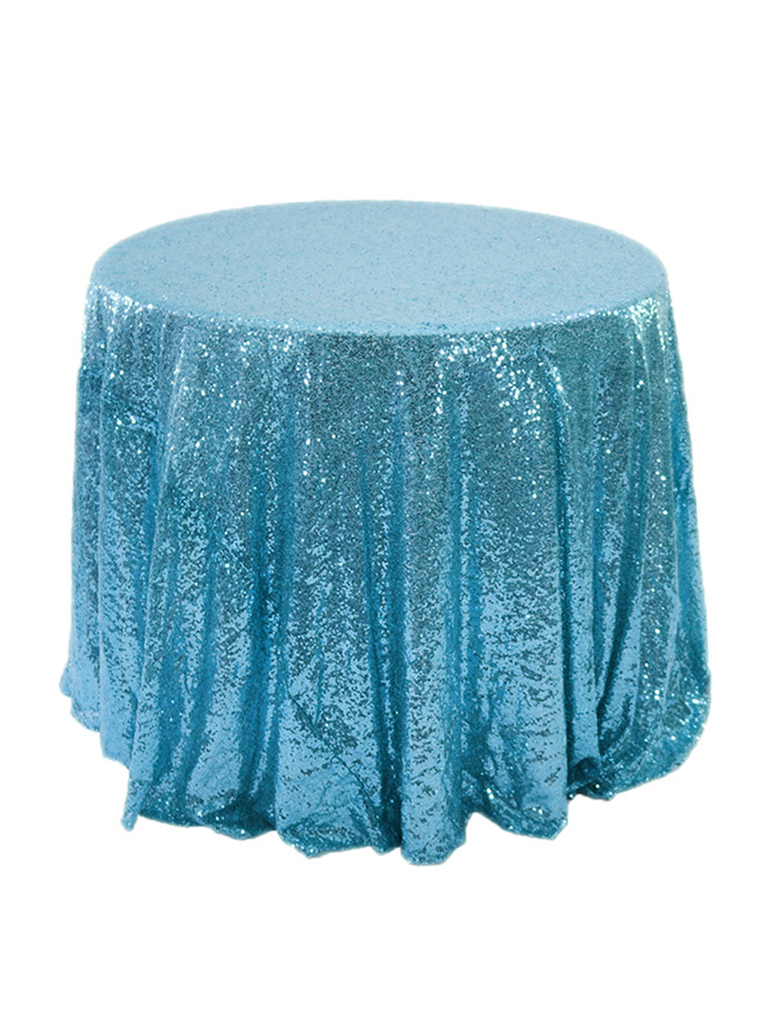 Round Sparkle Sequin Tablecloth Cover For Wedding Party Banquet Table