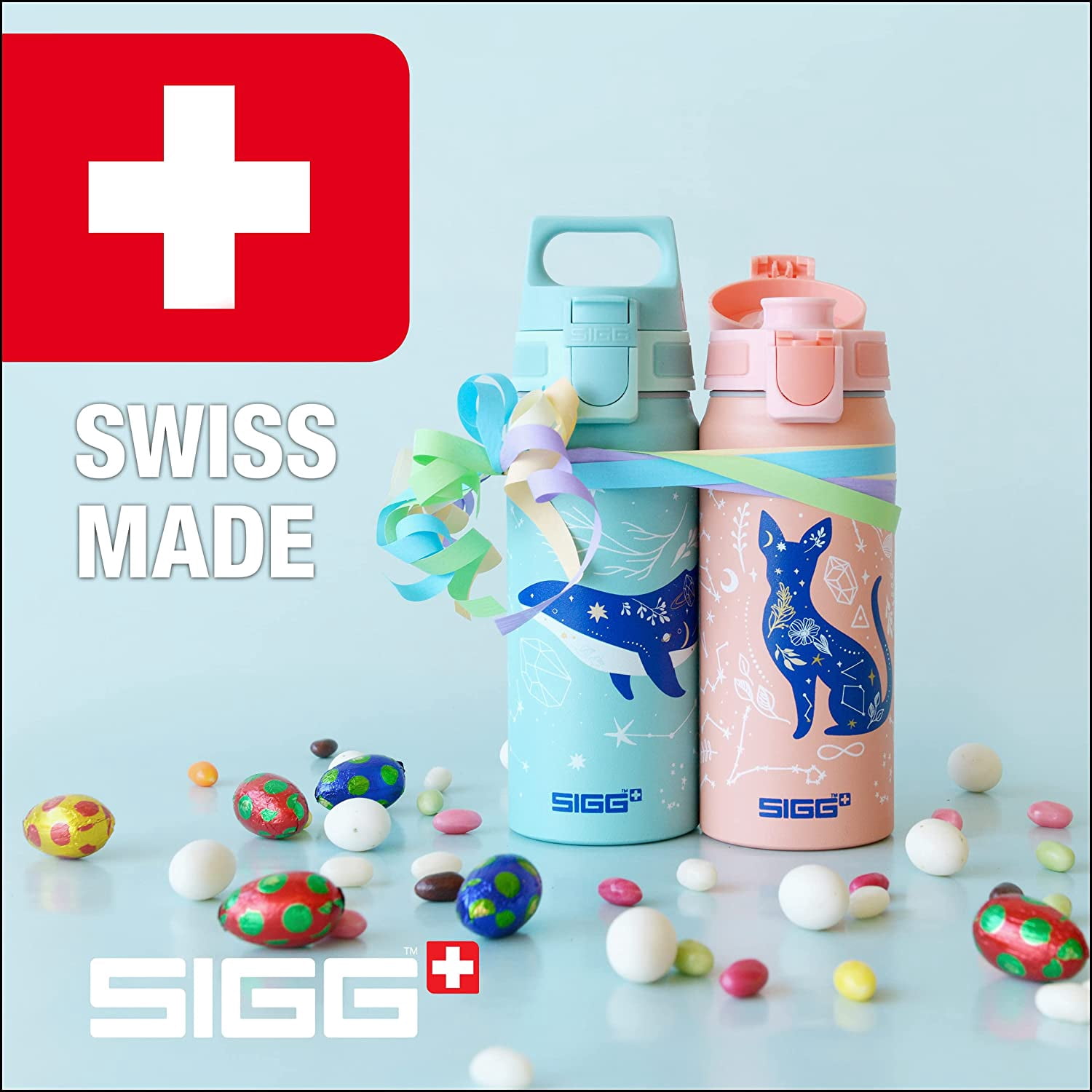 SIGG Aluminum Kids 20 oz BPA-Free Leak-Proof Lightweight Kids Water Bottle My Universe