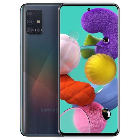 Pre-Owned Samsung SMA515UZKVZ Galaxy A51 Prism Crush , 4GB RAM - Verizon - 128GB Black