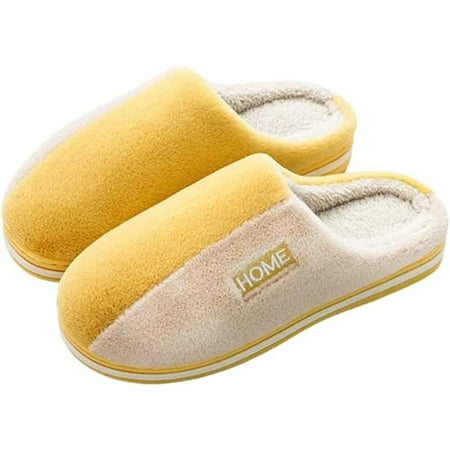 

DabuLiu Women Slippers Faux Fur Plush House Shoes Thick Memory Foam Warm Bedroom Slipper Soft Cozy Non Slip Slippers for Indoor