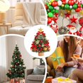 Mini Christmas Tree 17.7 Inch Small Pine with Wooden Base - Walmart.com