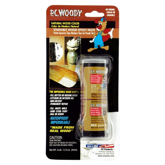 Pasta Epóxica Reparadora para Madera PC Products PC-Woody 45ml Color Caqui