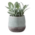 thumbnail image 1 of Torre & Tagus 902108B Corsica Ceramic Crackle 2 Tone 4-Inch Round Pot, Blue, 1 of 4
