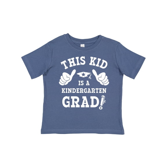 Inktastic This Kid Kindergarten Grad WHT Boys or Girls Toddler T-Shirt
