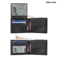 thumbnail image 5 of POLICE  BerryBlack Men's 100% Genuine Leather Over Flap Coin Wallet, 5 of 5