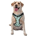 thumbnail image 1 of XMXY No Pull Dog Harness, Pineapple Watermelon Fruit Adjustable Reflective Pet Harness with Oxford Vest, X-Large Size, 1 of 9