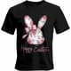 thumbnail image 1 of Camisetas casuales de manga corta con estampado de conejo de Pascua para hombre, 1 of 8