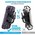thumbnail image 2 of ShenMo Bike Phone Holder, 360° Rotating Motorcycle Phone Holder, Quick Release Compatible with 4.0" - 6.7" Smartphones, 2 of 5