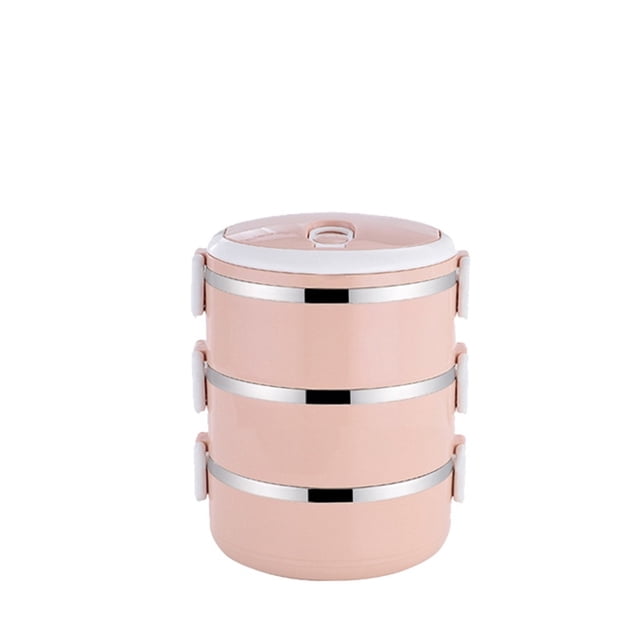 Agiferg Stainless Steel Insulated Lunch Box Stacking Food Containers