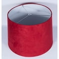 thumbnail image 2 of Urbanest 16" Suede Hardback Lamp Shade, Red, 2 of 2