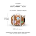thumbnail image 3 of MULA 925 Sterling Silver DIY Charm 5A Zircon Luggage Earth Camera Pendant fit Bracelet for Women Jewelry, 3 of 6