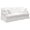 thumbnail image 4 of Horizon 4PC Slipcovered Living Room Sofa Set White Washable Performance Fabric, 4 of 8