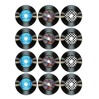 FACHPINT 15pcs Blank Vinyl Records 7 inch Vinyl Records Decor for Wall,  Doodle on Fake Records, Blank Records Props for Music Party, Vinyl Records  for