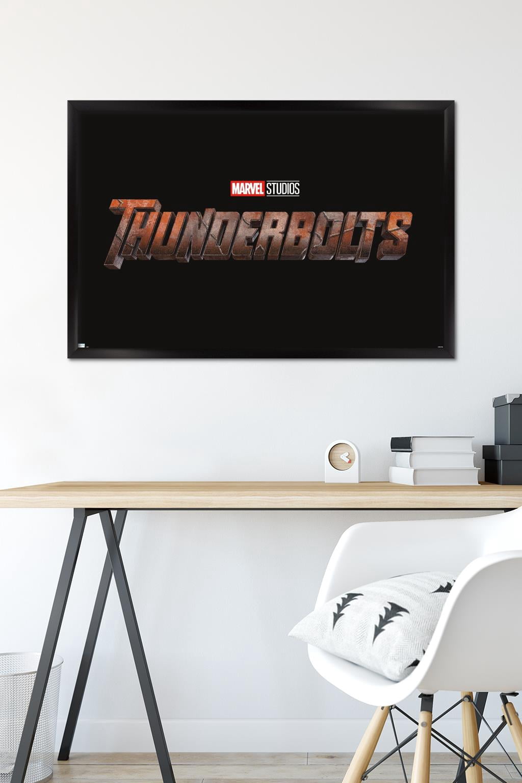 Marvel Thunderbolts - Logo Wall Poster, 22.375" x 34" Framed
