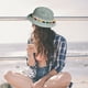 thumbnail image 3 of Circunferencia del sombrero: 50-54 cm, circunferencia de la cabeza pequeña, sombrero de paja, sombrero protector solar para mujer, sombrero de playa, sombrero tejido de paja con bolas de, 3 of 5
