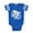 Royal Blue, variant on CafePress - Gothic Skull Initial Z - Cute Infant Baby Football Bodysuit