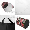 thumbnail image 2 of Fotbe Skull and Roses Cesto de Ropa con Asas, Cesto Impermeable de Gran Capacidad, Bolsa de Lavado para Dormitorio, Cesto de Ropa con Ruedas y Asas-Small, 2 of 6
