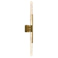 thumbnail image 3 of Curva Integrated LED 36in Brass Vanity Light with Handcrafted Glass, 3 of 17