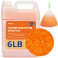 thumbnail image 1 of Perlas desecantes de gel de sílice Viktairy, 6 kg, color naranja, 1 of 6
