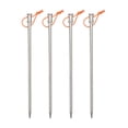 thumbnail image 1 of Tent Pegs with Reflective Rope Made from Lightweight Titanium Material, 1 of 10