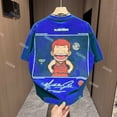 thumbnail image 4 of 【M-8XL】Camiseta de gran tamaño para hombre, camiseta informal holgada con estampado de anime japonés slam dunk, adecuada para hombres y mujeres, 4 of 5