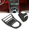 thumbnail image 5 of 2Pcs Console Gear Shift Panel Cover Trim for Mercedes Benz E class W213 16-18 Oak Wood, 5 of 5