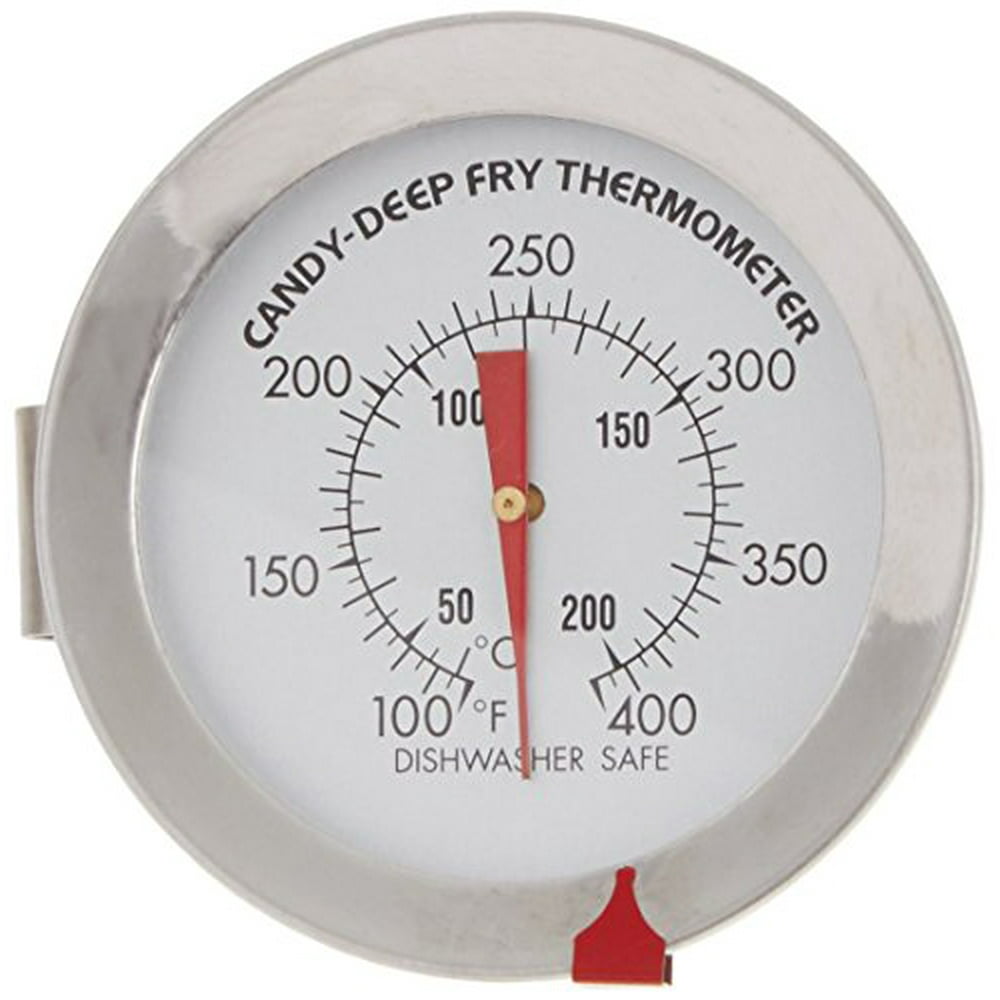 Fox Run Fat/Candy Thermometer, 2.75 x 2.75 x 5.75 inches, Metallic