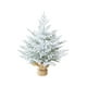 thumbnail image 2 of Árbol de Navidad de Escritorio de 24 Pulgadas con Simulación de Pe, Decoración Flocada con Luz, Decoración Interior, Adornos de Regalo Navideños, 2 of 6