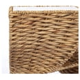 thumbnail image 6 of Water Hyacinth Accent Table, Natural Woven End Table with Shelves, Small Side Table for Living Room, Coastal Farmhouse Decor, 14.25" W x 22.75" H, 6 of 8