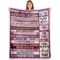 thumbnail image 1 of LHSHID Mother in Law Gifts Mother in Law Birthday Gifts Blanket Throw Blanket Gifts to Mother in Law Birthday Gifts Mother’s Day Mother in Law Gift from Daughter Son in Law 30"x40", 1 of 7
