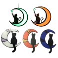 thumbnail image 3 of Luna gato negro accesorios, Liwei acrílico hecho a mano luna gato adornos para sala de estar, dormitorio, jardín, patio Liwei  Luna gato negro accesorios, 3 of 6