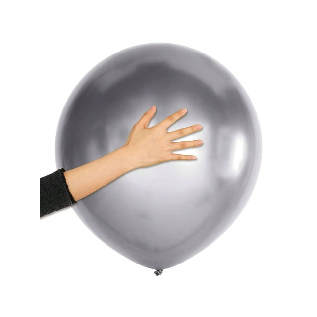 5pcs-18 Inches Latex Balloons, Large Thick Balloons, Round Latex Balloons, Suitable For Engagement, Wedding, Birthday, Graduation, Baby Showers, Gende