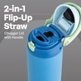 thumbnail image 3 of TAL 24oz Stainless Steel 2-in-1 Water Bottle with Straw and Chug Lid, Blue, 3 of 11