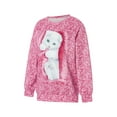 thumbnail image 4 of Arvbitana Women’s Cat Graphic Sweatshirts Cute Long Sleeve Crew Neck Oversized Pullover Casual Loose Hoodies Fashion Tops Fall Sweaters, 4 of 9