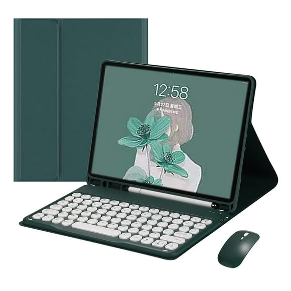 Funda con teclado y ratón para iPad Air M3/M2 de 13 pulgadas, iPad Pro 12.9