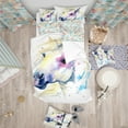 thumbnail image 2 of Designart 'Horse Illustration with Splash - Ensemble de Housse de Couette Moderne, 2 of 2