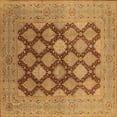 thumbnail image 1 of Ahgly Company Indoor Square Oriental Brown Industrial Area Rugs, 5' Square, 1 of 4