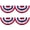 rwb-4pcs, variant on 2x4 Ft American Pleated Fan Flag (Set of 4) – Patriotic Half Fan Bunting, 4th of July Memorial Day Decorations for 250th Anniversary